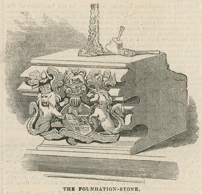 The Foundation Stone of the New Hospital for Consumption and Diseases of the Chest by English School