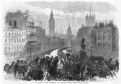 The funeral of Lord Palmerston by English School