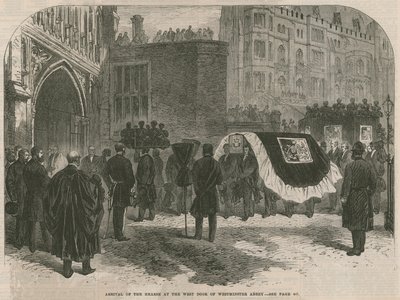 The Funeral of Lord Palmerston by English School