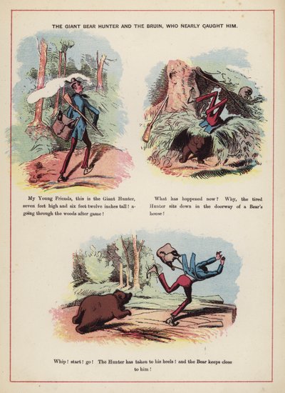 The giant bear hunter and the Bruin who nearly caught him by English School