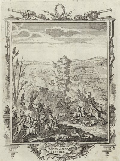 The Glorious Battle of Blenheim by English School