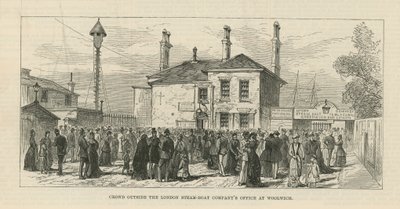 The Great Disaster on the Thames by English School