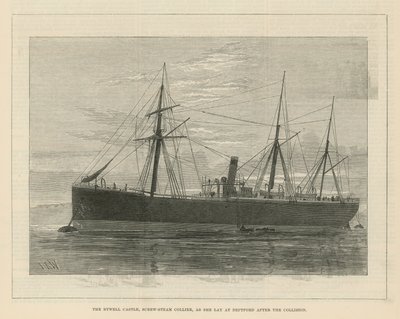 The Great Disaster on the Thames by English School
