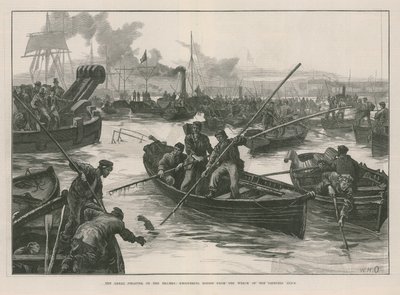 The Great Disaster on the Thames by English School