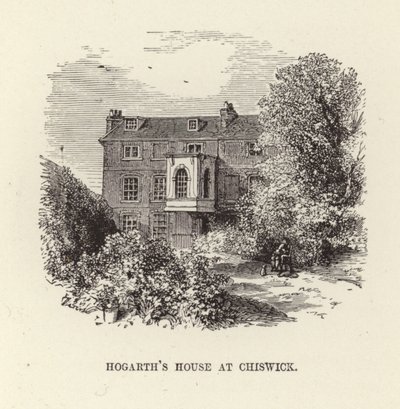 The Home of William Hogarth in Chiswick by English School