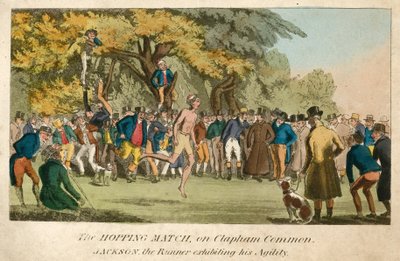The Hopping Match on Clapham Common by English School