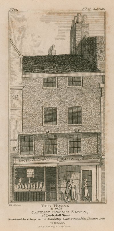 The house in which Captain William Lane commenced his literary career by English School