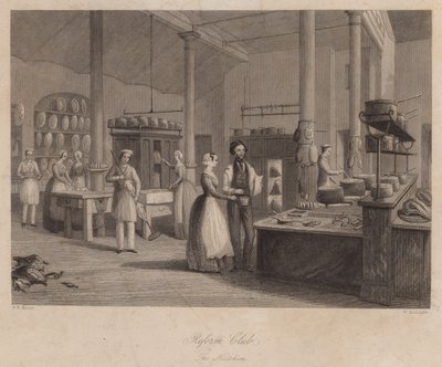 The Kitchen of the Reform Club, London by English School