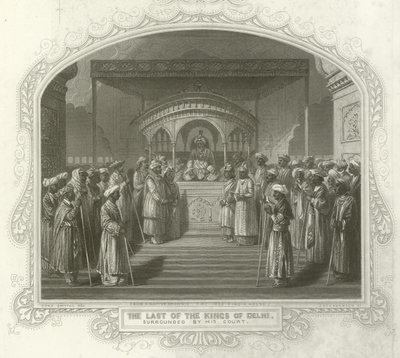 The last of the Kings of Delhi by English School