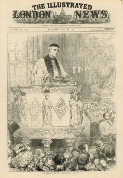 The Late Dean Stanley in Westminster Abbey by English School