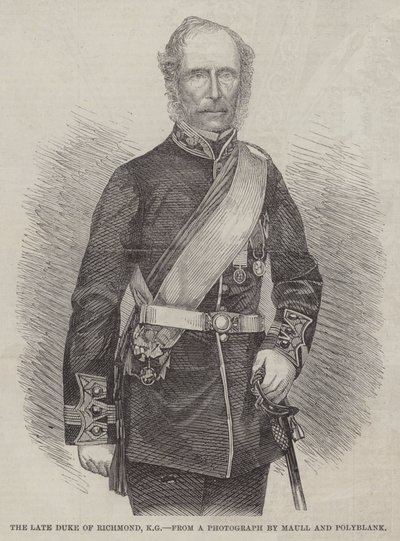 The late Duke of Richmond, KG by English School