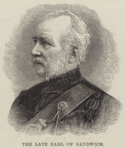 The late Earl of Sandwich by English School