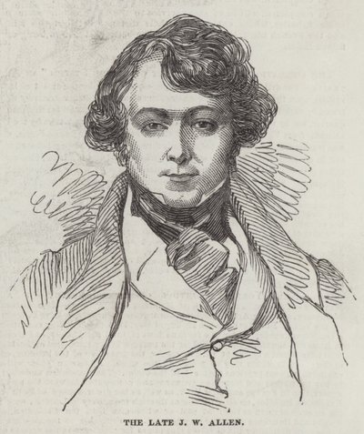 The late J W Allen by English School