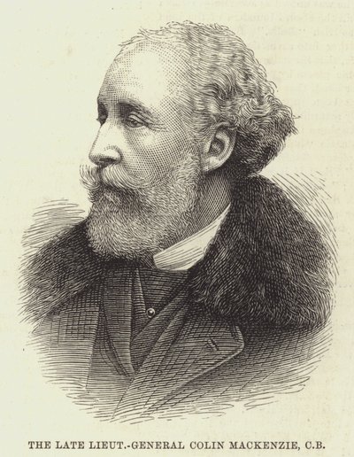 The Late Lieutenant-General Colin Mackenzie, CB by English School