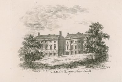 The late Lord Barrymores house, Piccadilly, London by English School