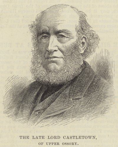 The late Lord Castletown, of Upper Ossory (engraving) by English School