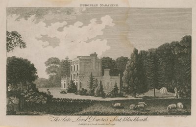 The Late Lord Dacres Seat in Blackheath by English School