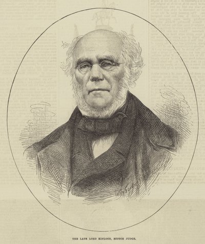 The late Lord Kinloch, Scotch Judge by English School