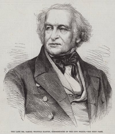 The late Mr Daniel Whittle Harvey, Commissioner of the City Police by English School