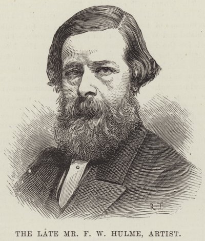 The late Mr F W Hulme, Artist by English School