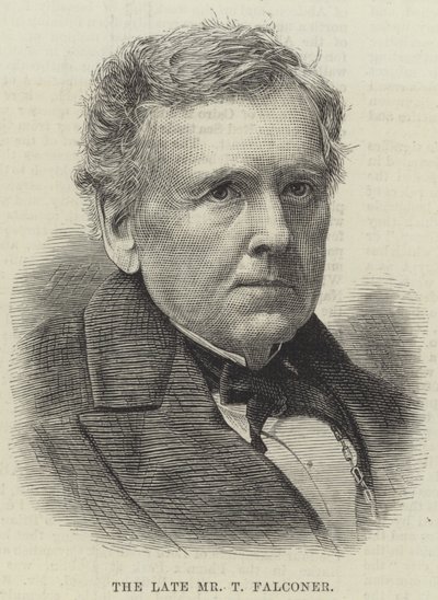 The late Mr T Falconer by English School