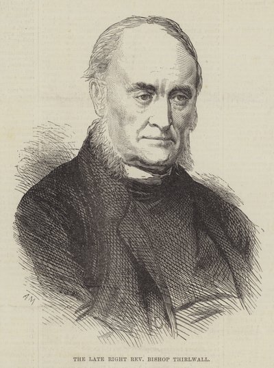 The late Right Reverend Bishop Thirlwall by English School