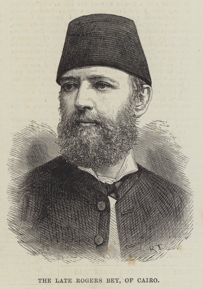 The late Rogers Bey, of Cairo by English School