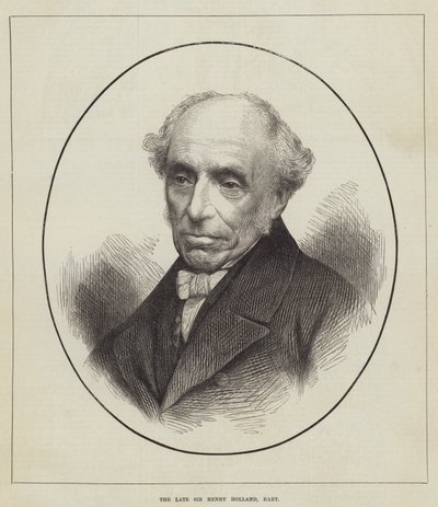 The late Sir Henry Holland, Baronet by English School