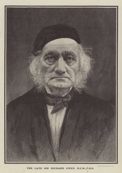The late Sir Richard Owen, KCB, FRS by English School