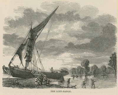 The Luff Barge on the Thames by English School