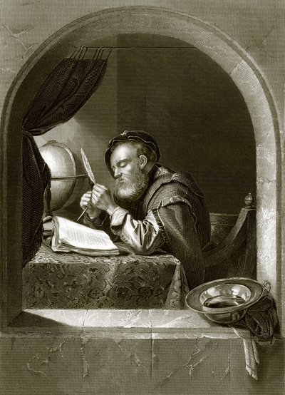 The man of letters by English School