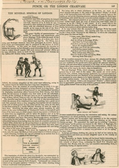 The mineral springs of London by English School