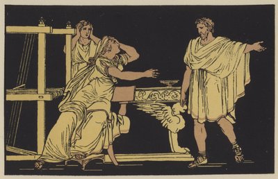 The Mother of Euryalus Receiving the News of His Death by English School