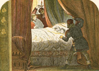 The Murder of the Young Princess in the Tower by English School
