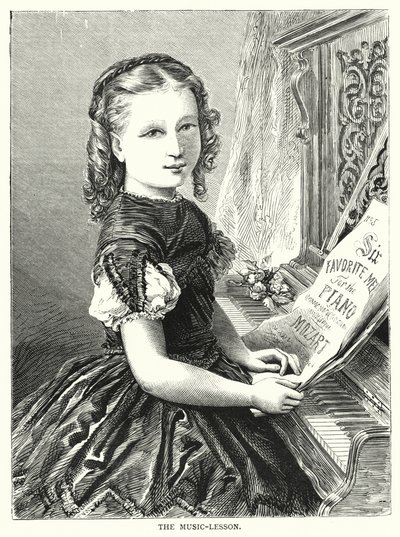 The music-lesson by English School