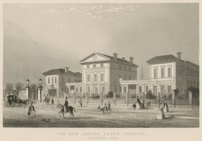The New London Fever Hospital, Liverpool Road by English School