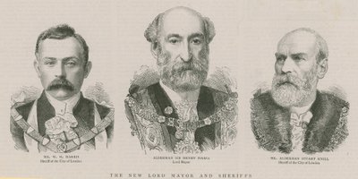 The New Lord Mayor and Sheriffs: Alderman Sir Henry Isaacs, Lord Mayor by English School
