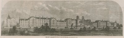 The new barracks for the Guards at Chelsea by English School