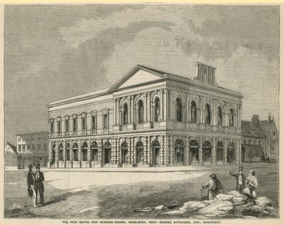 The New Baths and Reading Rooms by English School
