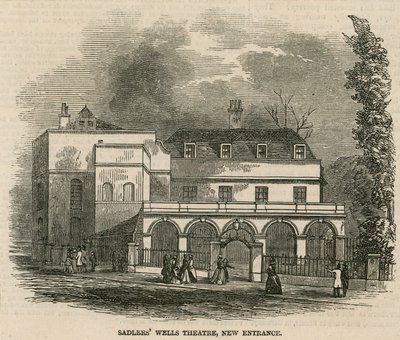The new entrance to Sadlers Wells Theatre, London by English School
