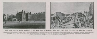 The New Inn in Wych Street as It Was and Is by English School