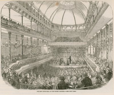 The New Music Hall at the Surrey Gardens by English School