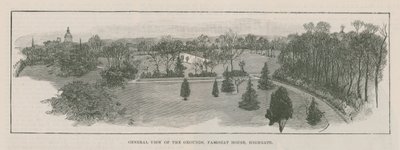 The new public park at Highgate: general view of the grounds, Fairseat House, Highgate by English School