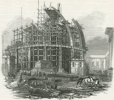The New Reading Room at the British Museum by English School