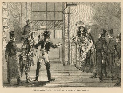 The Night Charges at Bow Street by English School