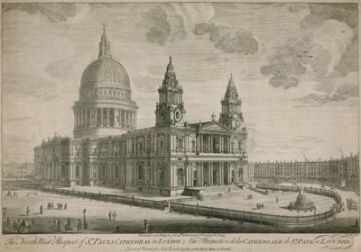 The northwest prospect of St Paul
