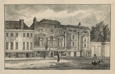 The Old Royal Academy in Pall Mall by English School