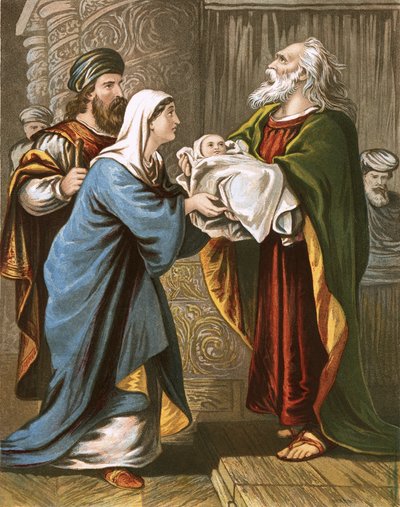The Presentation in the Temple by English School