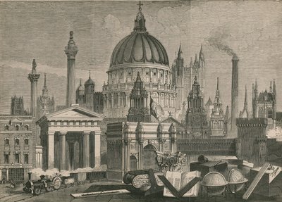 The Principal Architectural Works of Great Britain, Grouped with Masonic Emblems by English School