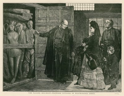The Ragged Regiment - Waxwork Effigies in Westminster Abbey by English School
